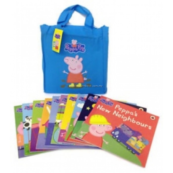 Peppa Pig Bag Collection - 10 New Paperback Books